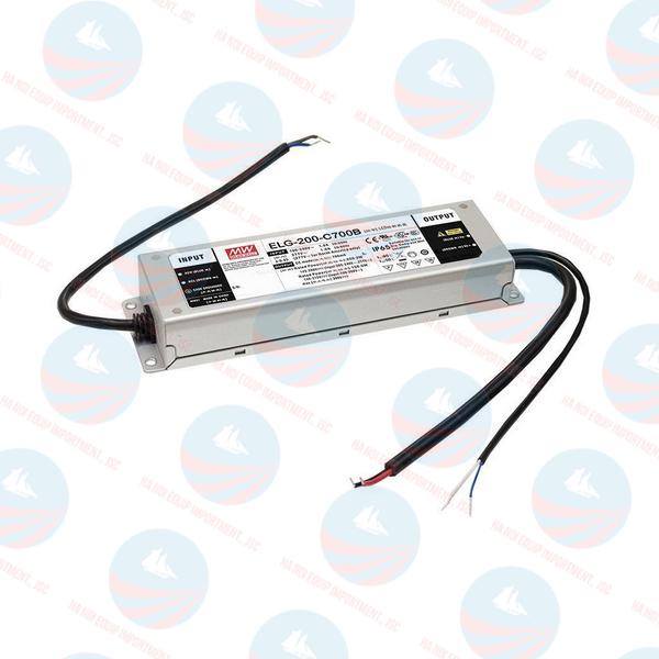 ELG-200-C700AB Bộ nguồn LED Meanwell chuẩn, BH chính hãng ELG-200-C700AB Bộ nguồn LED Meanwell chuẩn, BH chính hãng