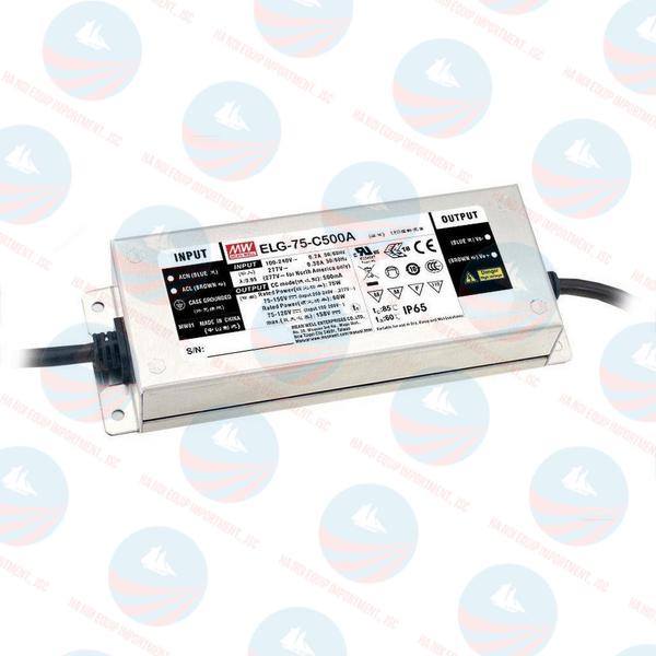 ELG-75-C500AB Bộ nguồn LED Meanwell chuẩn, BH chính hãng ELG-75-C500AB Bộ nguồn LED Meanwell chuẩn, BH chính hãng