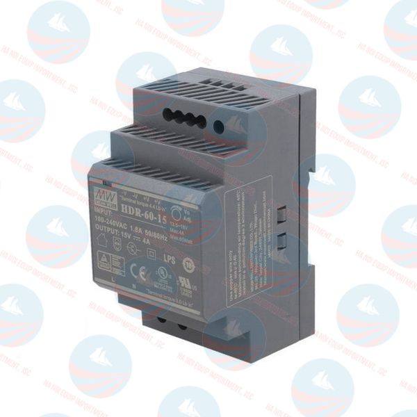 HDR-60-15 Bộ nguồn Meanwell chuẩn, BH chính hãng HDR-60-15 Bộ nguồn Meanwell chuẩn, BH chính hãng