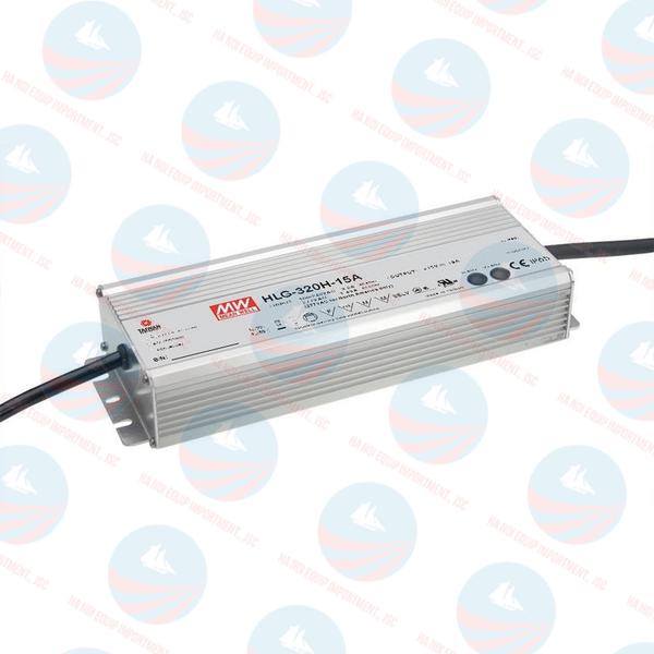 HLG-320H-15A Bộ nguồn LED Meanwell chuẩn, BH chính hãng HLG-320H-15A Bộ nguồn LED Meanwell chuẩn, BH chính hãng