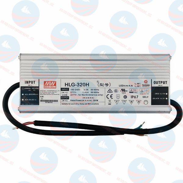 HLG-320H-C1400AB Bộ nguồn LED Meanwell chuẩn, BH chính hãng HLG-320H-C1400AB Bộ nguồn LED Meanwell chuẩn, BH chính hãng