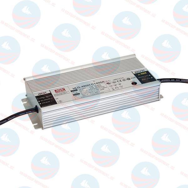HLG-480H-C1400 Bộ nguồn LED Meanwell chuẩn, BH chính hãng HLG-480H-C1400 Bộ nguồn LED Meanwell chuẩn, BH chính hãng