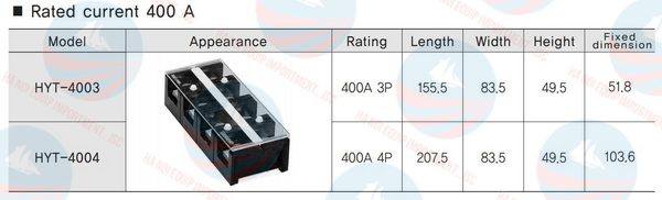HYT-4004 Cầu đấu dây điện Hanyoung chuẩn, BH chính hãng HYT-4004 Cầu đấu dây điện Hanyoung chuẩn, BH chính hãng