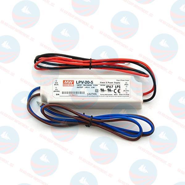 LPV-20-5 Bộ nguồn LED Meanwell chuẩn, BH chính hãng LPV-20-5 Bộ nguồn LED Meanwell chuẩn, BH chính hãng