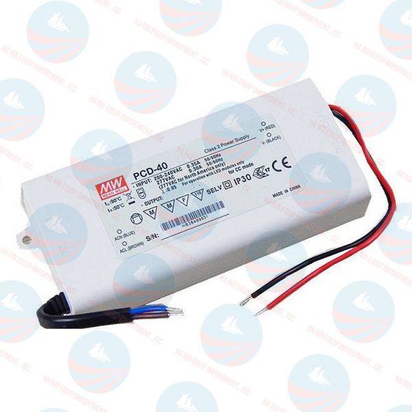 PCD-40-500B Bộ nguồn LED Meanwell chuẩn, BH chính hãng PCD-40-500B Bộ nguồn LED Meanwell chuẩn, BH chính hãng