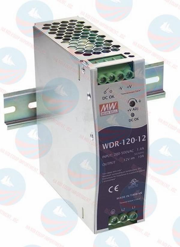WDR-120-48 Bộ nguồn Meanwell chuẩn, BH chính hãng WDR-120-48 Bộ nguồn Meanwell chuẩn, BH chính hãng