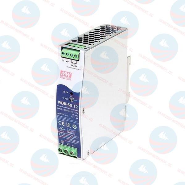 WDR-60-12 Bộ nguồn Meanwell chuẩn, BH chính hãng WDR-60-12 Bộ nguồn Meanwell chuẩn, BH chính hãng