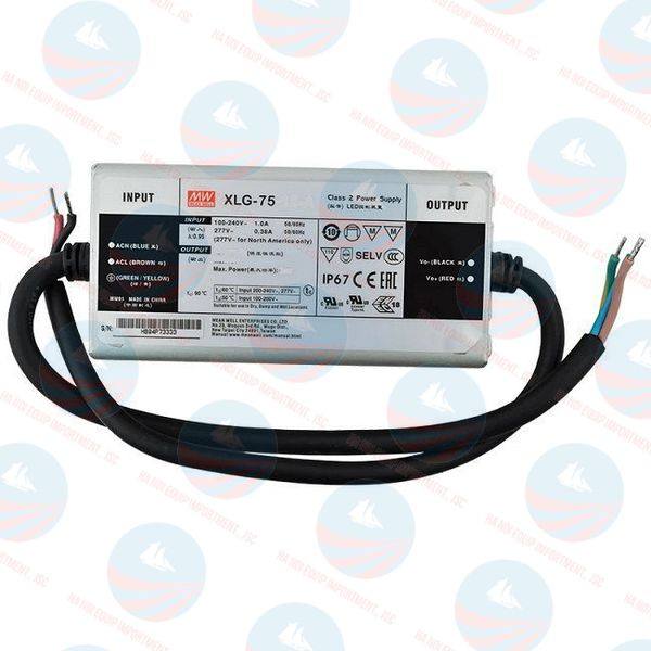 XLG-75-H Bộ nguồn LED Meanwell chuẩn, BH chính hãng XLG-75-H Bộ nguồn LED Meanwell chuẩn, BH chính hãng