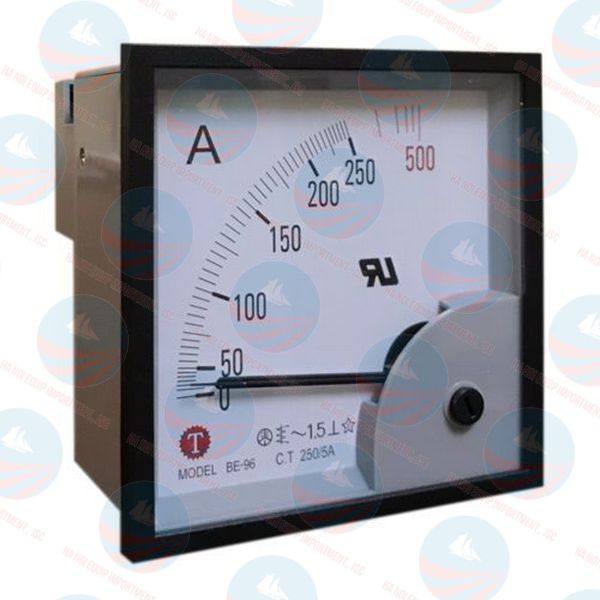 BE-96-100/5A 96x96mm Đồng hồ đo dòng điện Taiwan Meters chuẩn, BH chính hãng BE-96-100/5A 96x96mm Đồng hồ đo dòng điện Taiwan Meters chuẩn, BH chính hãng