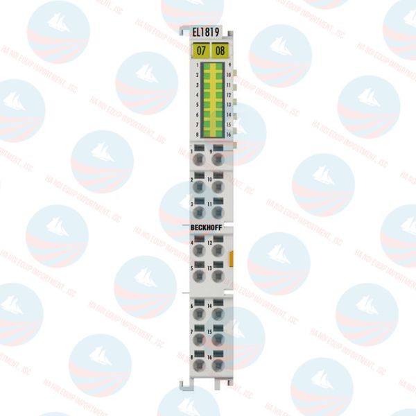 EL1819 EtherCAT Terminal, 16-channel digital input, 24 V DC, 10 µs Beckhoff chuẩn, BH chính hãng EL1819 EtherCAT Terminal, 16-channel digital input, 24 V DC, 10 µs Beckhoff chuẩn, BH chính hãng
