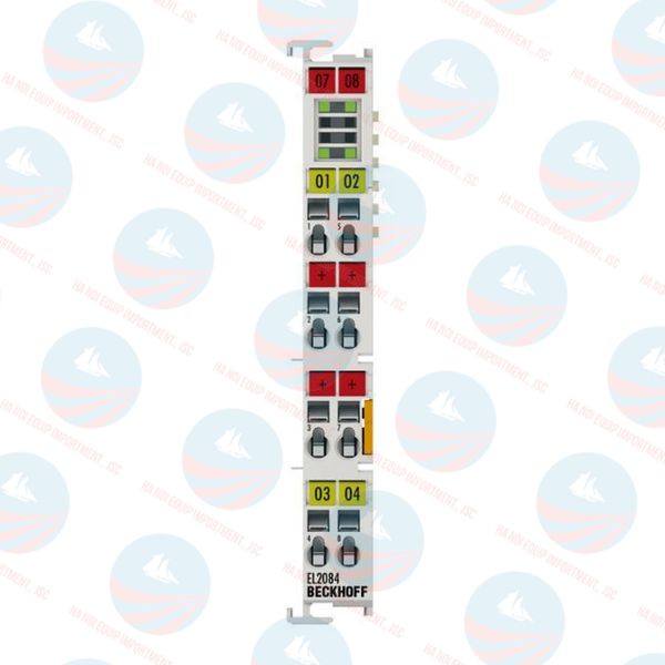 EL2084 EtherCAT Terminal, 4-channel digital output, 24 V DC, 0.5 A, ground switching Beckhoff chuẩn, BH chính hãng EL2084 EtherCAT Terminal, 4-channel digital output, 24 V DC, 0.5 A, ground switching Beckhoff chuẩn, BH chính hãng