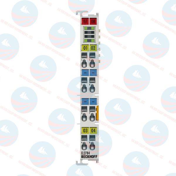 EL2784 EtherCAT Terminal, 4-channel solid state relay output, 30 V AC, 48 V DC, 2 A Beckhoff chuẩn, BH chính hãng EL2784 EtherCAT Terminal, 4-channel solid state relay output, 30 V AC, 48 V DC, 2 A Beckhoff chuẩn, BH chính hãng