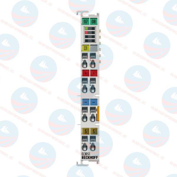EL3051 EtherCAT Terminal, 1-channel analog input, current, 4…20 mA, 12 bit, single-ended Beckhoff chuẩn, BH chính hãng EL3051 EtherCAT Terminal, 1-channel analog input, current, 4…20 mA, 12 bit, single-ended Beckhoff chuẩn, BH chính hãng