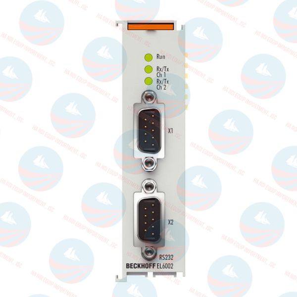 EL6002 EtherCAT Terminal, 2-channel communication interface, serial, RS232, D-sub Beckhoff chuẩn, BH chính hãng EL6002 EtherCAT Terminal, 2-channel communication interface, serial, RS232, D-sub Beckhoff chuẩn, BH chính hãng