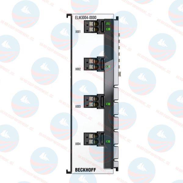 ELM3004-0000 EtherCAT Terminal, 4-channel analog input, voltage, ±30 V…±20 mV, 24 bit, 10 ksps Beckhoff chuẩn, BH chính hãng ELM3004-0000 EtherCAT Terminal, 4-channel analog input, voltage, ±30 V…±20 mV, 24 bit, 10 ksps Beckhoff chuẩn, BH chính hãng