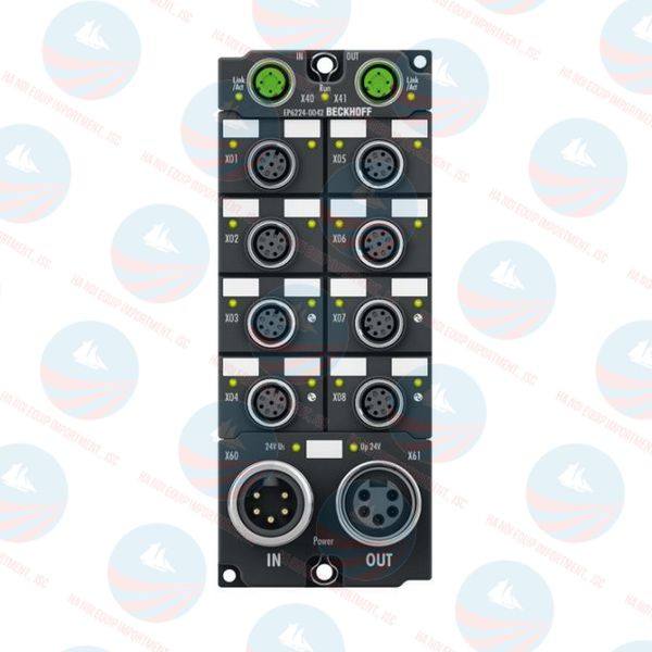 EP6224-0042 EtherCAT Box, 4-channel communication interface + 8-channel digital input, IO-Link, master, Class A, M12 Beckhoff chuẩn, BH chính hãng EP6224-0042 EtherCAT Box, 4-channel communication interface + 8-channel digital input, IO-Link, master, Class A, M12 Beckhoff chuẩn, BH chính hãng