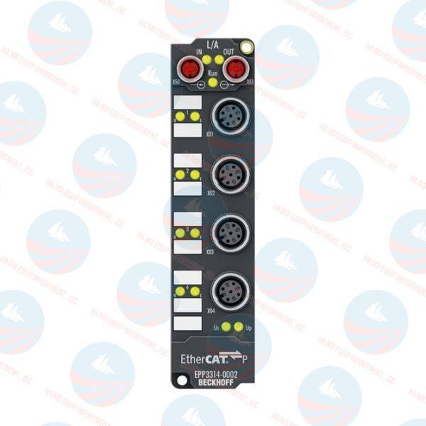 EPP3314-0002 EtherCAT P Box, 4-channel analog input, temperature, thermocouple, 16 bit, M12 Beckhoff chuẩn, BH chính hãng EPP3314-0002 EtherCAT P Box, 4-channel analog input, temperature, thermocouple, 16 bit, M12 Beckhoff chuẩn, BH chính hãng
