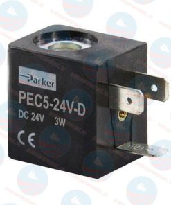 PEC5-24V Cuộn coil van điện từ Parker chuẩn, BH chính hãng